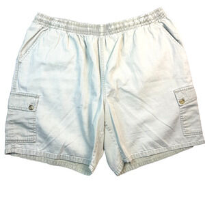 Vintage 90s Y2K Big‎ Dogs Dad Shorts Mens L Khaki Cargo Outdoor Casual Men Soft